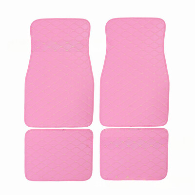 Set covorașe universale pentru podea auto din piele, impermeabilă, pentru protecția piciorului auto, pentru interiorul automobilului, accesorii pentru covoare interior