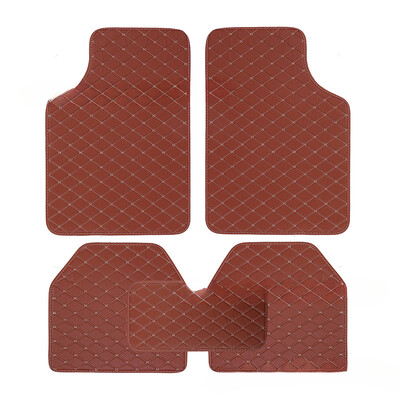 Set covorașe universale pentru podea auto din piele, impermeabilă, pentru protecția piciorului auto, pentru interiorul automobilului, accesorii pentru covoare interior