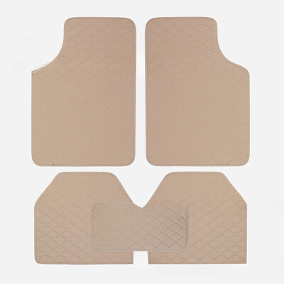 Set covorașe universale pentru podea auto din piele, impermeabilă, pentru protecția piciorului auto, pentru interiorul automobilului, accesorii pentru covoare interior