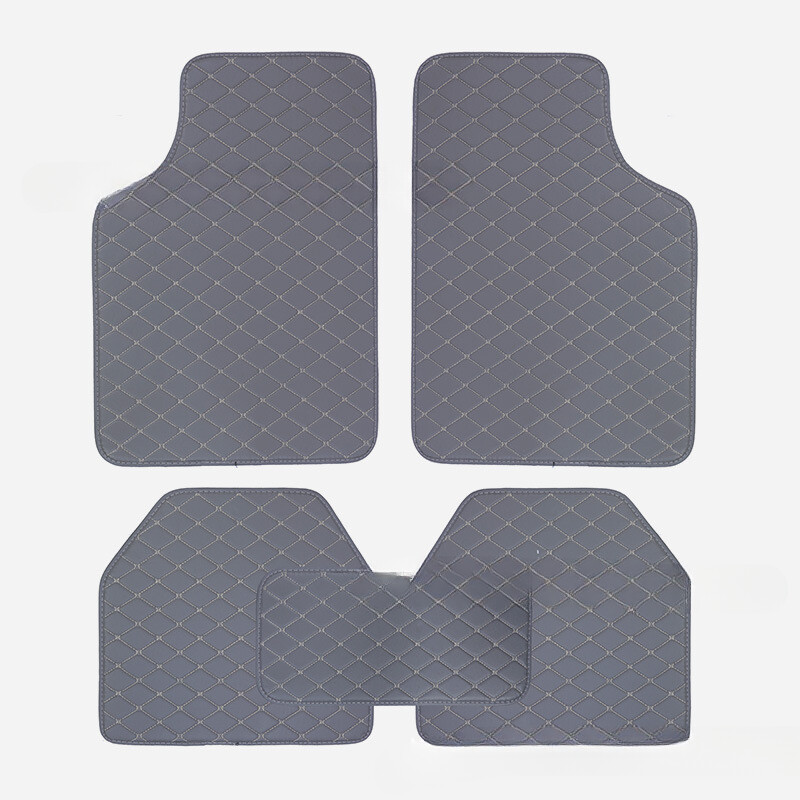 Set covorașe universale pentru podea auto din piele, impermeabilă, pentru protecția piciorului auto, pentru interiorul automobilului, accesorii pentru covoare interior