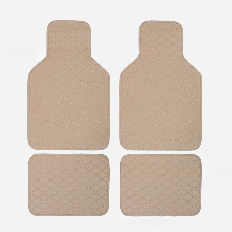 Set covorașe universale pentru podea auto din piele, impermeabilă, pentru protecția piciorului auto, pentru interiorul automobilului, accesorii pentru covoare interior