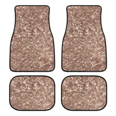 Covorașe de podea roz pentru mașină se potrivește cu majoritatea covorașelor de podea din cauciuc din interiorul mașinii Covorașe de podea cu model imprimat personalizat 4 buc