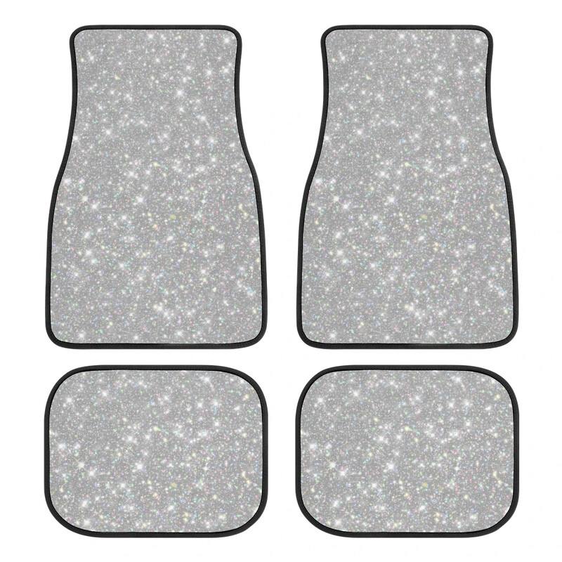 Covorașe de podea roz pentru mașină se potrivește cu majoritatea covorașelor de podea din cauciuc din interiorul mașinii Covorașe de podea cu model imprimat personalizat 4 buc