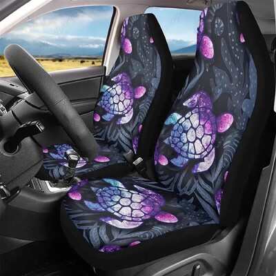 Blue Rose automobiļu aksesuāri Dolphin priekšējo sēdekļu pārvalki automašīnām, komplekts pa 2 sievietēm vīriešiem CVool elastīgi dekoratīvi