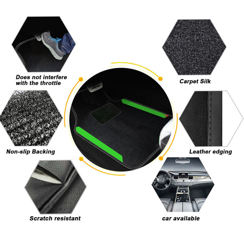 4Gb Universālie automašīnu grīdas paklājiņi priekš CHEVROLET Caprice HHR SS Monza Optra Bolt Lacetti S10 zamšādas paklāja auto salona piederumi
