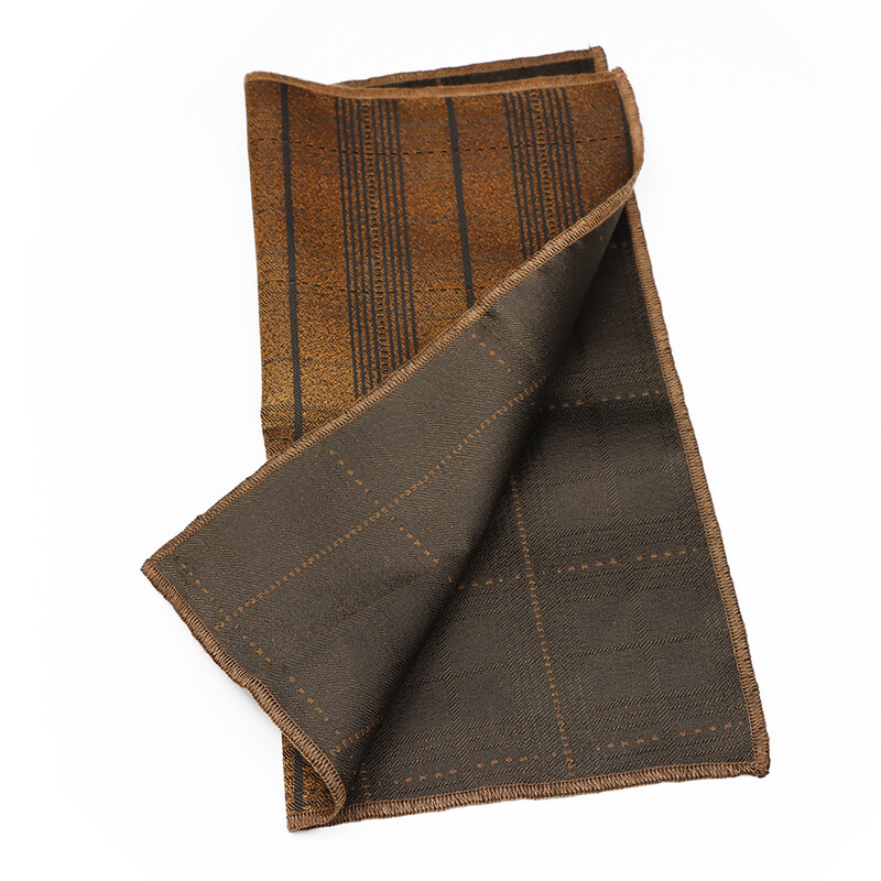 Modni muški poliester 24 cm s džepnim kvadratom na pruge s cvjetnim crveno-plavim smeđim klasičnim poslovnim rupčićima Dodaci za vjenčanje