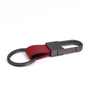 Jauni ādas atslēgu piekariņi sievietēm vīriešiem Metāla karabīnes turētājs Auto atslēgu siksniņa viduklis Piekarināms Maks Auto atslēgu piekariņi Atslēgu piekariņi