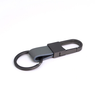 Jauni ādas atslēgu piekariņi sievietēm vīriešiem Metāla karabīnes turētājs Auto atslēgu siksniņa viduklis Piekarināms Maks Auto atslēgu piekariņi Atslēgu piekariņi