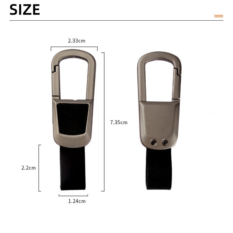 Automašīnas atslēgu piekariņš no īstas ādas Automašīnas atslēgu piekariņš, piekarināms atslēgu turētājs, moderns melns metālisks biznesa sieviešu vīriešu atslēgu piekariņi dāvana