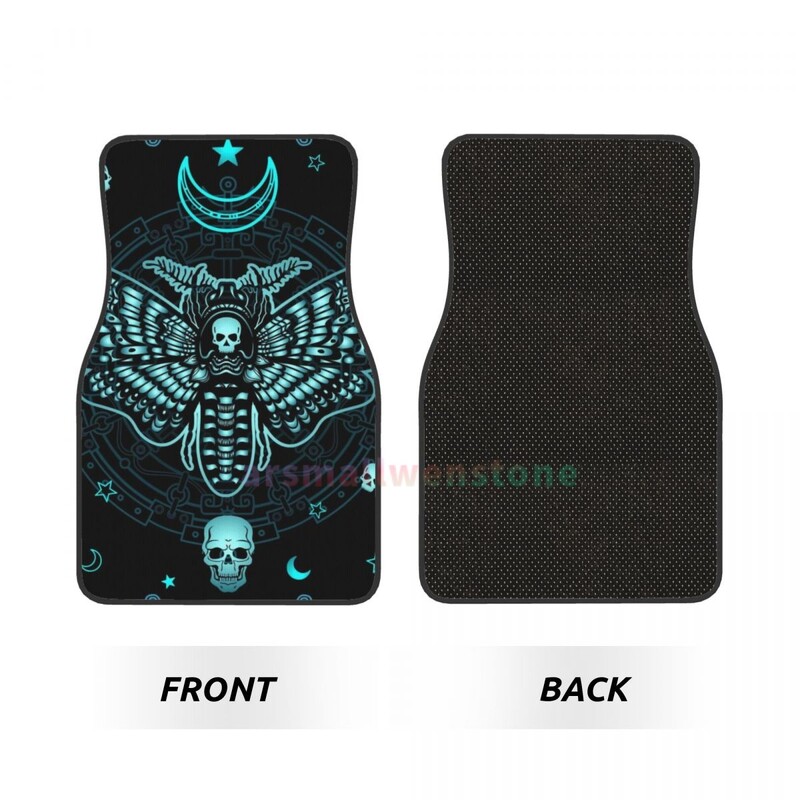 Covorașe de podea pentru mașină din catifea de cristal Fluture Set de patru covorase de mașină anti-fouling Covor Covoare de podea pentru mașină anti-alunecare 4 buc.