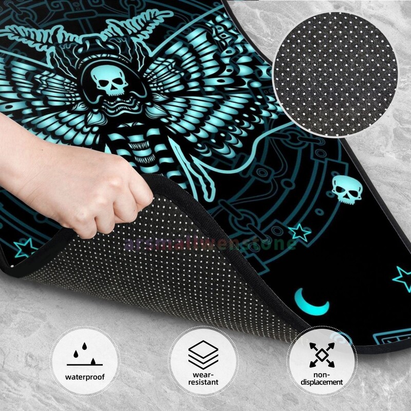 Covorașe de podea pentru mașină din catifea de cristal Fluture Set de patru covorase de mașină anti-fouling Covor Covoare de podea pentru mașină anti-alunecare 4 buc.