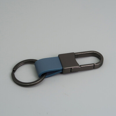 Breloc din piele nou Suport carabinier din metal pentru bărbați cadou de afaceri curea chei mașinii talie portofel agățat brelocuri mașini inele brelocuri