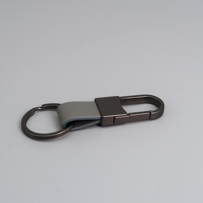 Breloc din piele nou Suport carabinier din metal pentru bărbați cadou de afaceri curea chei mașinii talie portofel agățat brelocuri mașini inele brelocuri