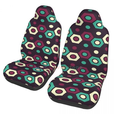 Overlook Keramička navlaka za autosjedalicu 2PCS Prednja navlaka za autosjedalicu Zaštitna navlaka za sjedalo protiv obraštanja Slatki dodaci za automobil