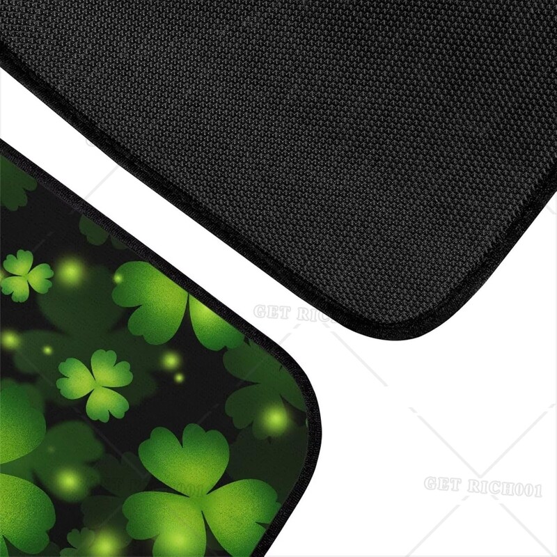 Covorașe pentru mașină Green Leaf Shamrock cu suport din cauciuc anti-alunecare, Sedan universal, SUV, covorașe pentru picioare față spate, set de 4 auto