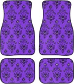Haunted Mansion Halloween Față Spate Covorașe pentru mașini Pernă anti-alunecare Accesorii pentru automobile 4 buc Set Covorase pentru mașină