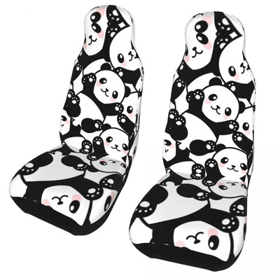 Panda Husa Scaun Auto Protector Accesorii Interioare Potrivite pentru toate tipurile de modele Huse de protectie scaune auto din desene animate Pescuit