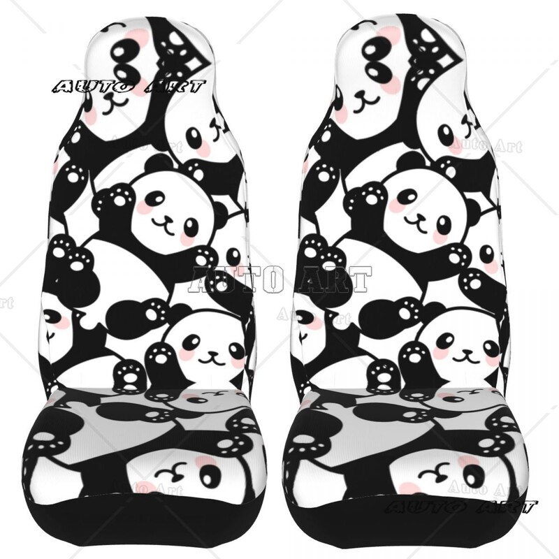 Panda Husa Scaun Auto Protector Accesorii Interioare Potrivite pentru toate tipurile de modele Huse de protectie scaune auto din desene animate Pescuit