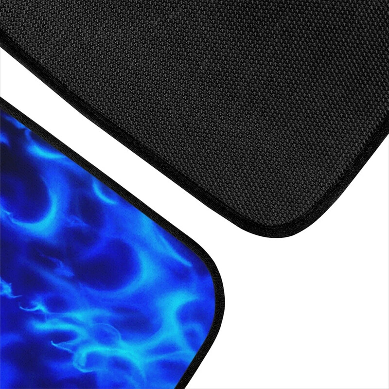 Covorașe pentru mașină cu design retro albastru de foc Accesorii pentru interiorul mașinii, ușor de curățat, set complet pentru vehicule pentru toate anotimpurile, pachet de 4 covorașe de protecție