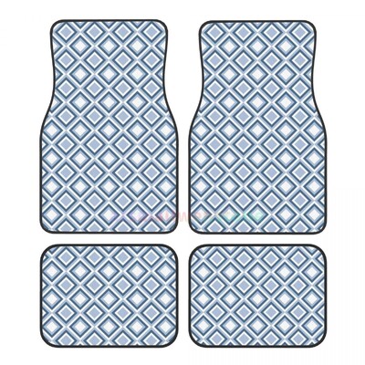 Overlook Ceramic 4PCS Crystal Velvet sieviešu automašīnu grīdas paklājiņš, pretapaugšanas auto grīdas paklājs automašīnu salona piederumi