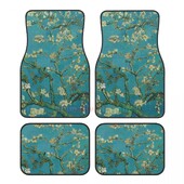 Vincent Van Gogh Covorase din catifea de cristal din flori de migdal Set de patru covorase anti-fouling Covor anti-alunecare 4 buc.