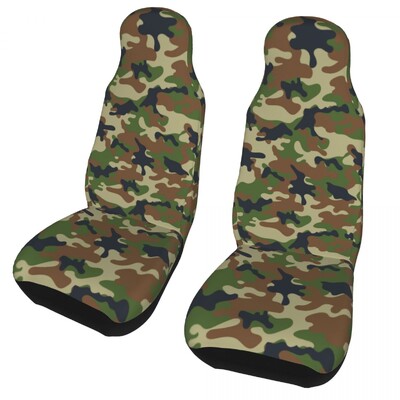 Flecktarn Camo Univerzalne navlake za auto sjedala Univerzalne prikladne za SUV limuzine Vojna kamuflažna navlaka za sjedala