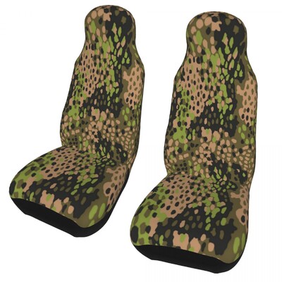 Flecktarn Camo Univerzalne navlake za auto sjedala Univerzalne prikladne za SUV limuzine Vojna kamuflažna navlaka za sjedala