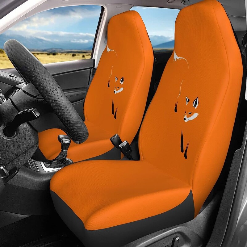 Orange Fox Huse Scaun Auto Set 2 Buc Accesorii Auto Interior Auto Protectoare Huse Covoraș Auto Vehicul