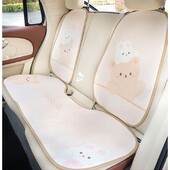 Automašīnas sēdekļa spilvens ziemas īss plīša silts auto sēdekļa spilvens sievietēm jauks multfilmas lācis trusis auto sēdekļa spilvens universāls