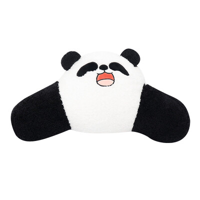 Nova slatka panda crtani jastučić za autosjedalicu, udobna mekana plišana navlaka za autosjedalicu, unutarnja dekoracija, dodaci za automobil