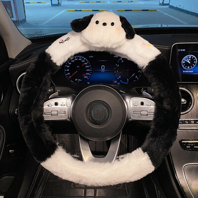 Nova slatka panda crtani jastučić za autosjedalicu, udobna mekana plišana navlaka za autosjedalicu, unutarnja dekoracija, dodaci za automobil