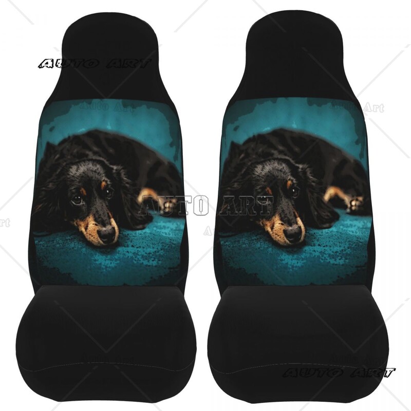 Adorabil Dachshund Husă universală pentru scaun auto Four Seasons AUTOYOUTH Pernă/Husa pentru scaun cu blană din poliester Accesorii pentru mașină
