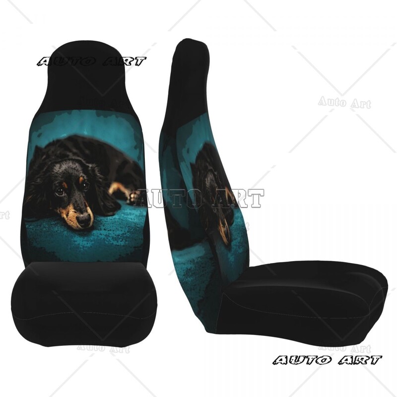 Adorabil Dachshund Husă universală pentru scaun auto Four Seasons AUTOYOUTH Pernă/Husa pentru scaun cu blană din poliester Accesorii pentru mașină