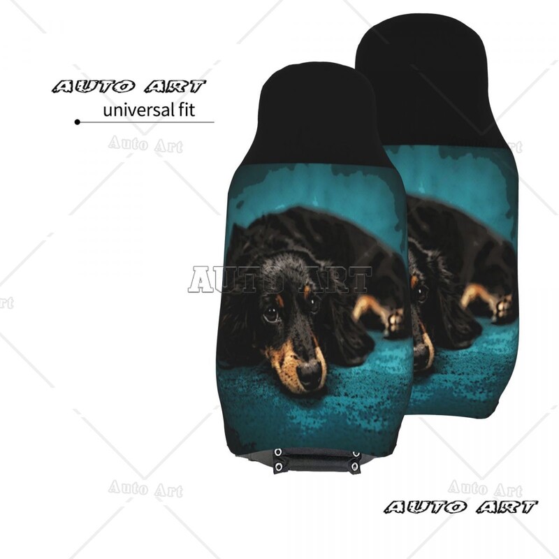 Adorabil Dachshund Husă universală pentru scaun auto Four Seasons AUTOYOUTH Pernă/Husa pentru scaun cu blană din poliester Accesorii pentru mașină