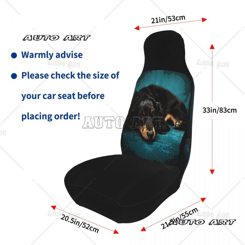 Adorabil Dachshund Husă universală pentru scaun auto Four Seasons AUTOYOUTH Pernă/Husa pentru scaun cu blană din poliester Accesorii pentru mașină