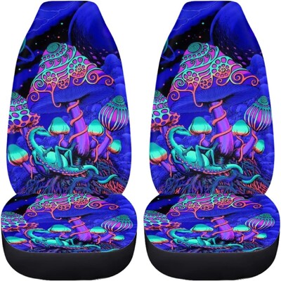 Laukinių grybų automobilių sėdynių užvalkalų rinkiniai Universalūs automobiliniai pagalvėlės apsauginiai plaunami užvalkalai Universalūs transporto priemonių grybų automobilių priedai