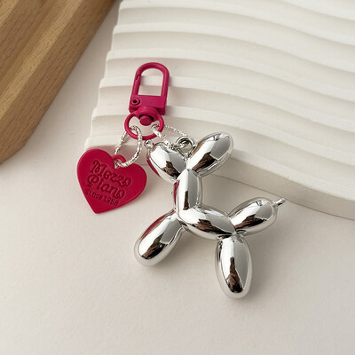 1 buc. Breloc pentru câine cu balon de modă, bijuterii cu pandantiv, breloc pentru mașină, breloc pentru chei, accesorii, breloc pentru mașină