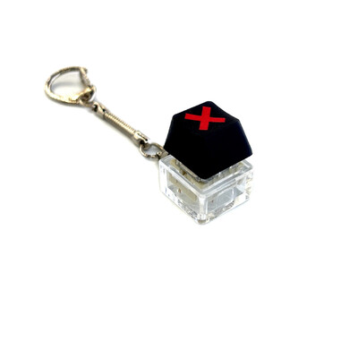 Breloc cu tastatură Jucărie pentru ameliorarea stresului Buton Fidget Keycap Fidget Breloc Tastatură Breloc Deget Tastatură Capace Jucărie