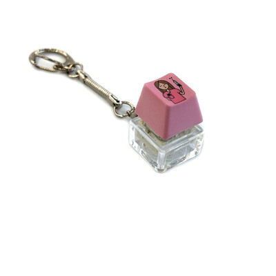 Breloc cu tastatură Jucărie pentru ameliorarea stresului Buton Fidget Keycap Fidget Breloc Tastatură Breloc Deget Tastatură Capace Jucărie