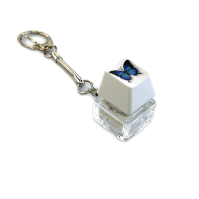 Breloc cu tastatură Jucărie pentru ameliorarea stresului Buton Fidget Keycap Fidget Breloc Tastatură Breloc Deget Tastatură Capace Jucărie