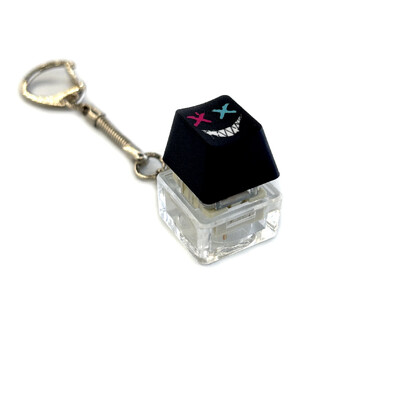 Breloc cu tastatură Jucărie pentru ameliorarea stresului Buton Fidget Keycap Fidget Breloc Tastatură Breloc Deget Tastatură Capace Jucărie