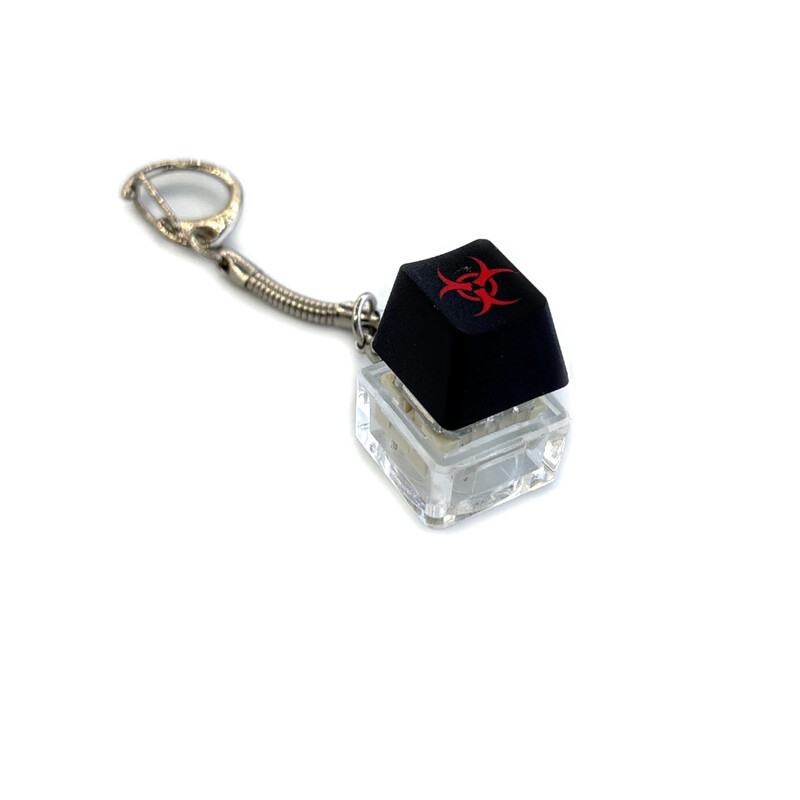 Breloc cu tastatură Jucărie pentru ameliorarea stresului Buton Fidget Keycap Fidget Breloc Tastatură Breloc Deget Tastatură Capace Jucărie