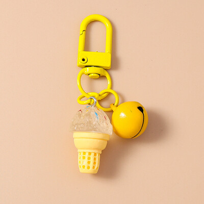 Jauki pārtikas atslēgu piekariņi sveķu vasaras saldējuma čaumalu atslēgu piekari sievietēm vīriešiem automašīnu atslēgu rokassomu kulonu atslēgu piekariņi DIY aksesuāri