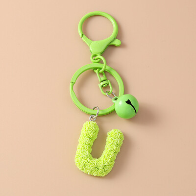 Jauks angļu burtu zvana burtu atslēgu piekariņš sievietēm vīriešiem automašīnu atslēgu turētājs rokassomu kulons atslēgu piekari Piederumi DIY rotaslietas dāvanas