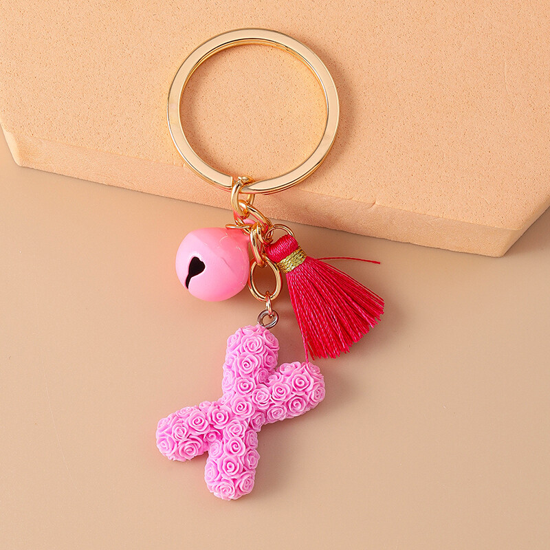 Jauks angļu burtu zvana burtu atslēgu piekariņš sievietēm vīriešiem automašīnu atslēgu turētājs rokassomu kulons atslēgu piekari Piederumi DIY rotaslietas dāvanas