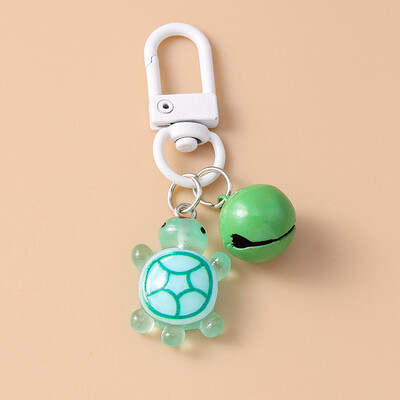 Breloc cu broasca testoasa animala din rasina colorata la moda pentru femei barbati chei masina geanta de mana pandantiv brelocuri bricolaj accesorii bijuterii