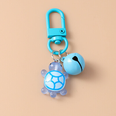 Breloc cu broasca testoasa animala din rasina colorata la moda pentru femei barbati chei masina geanta de mana pandantiv brelocuri bricolaj accesorii bijuterii