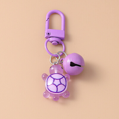 Breloc cu broasca testoasa animala din rasina colorata la moda pentru femei barbati chei masina geanta de mana pandantiv brelocuri bricolaj accesorii bijuterii