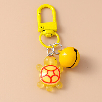 Breloc cu broasca testoasa animala din rasina colorata la moda pentru femei barbati chei masina geanta de mana pandantiv brelocuri bricolaj accesorii bijuterii