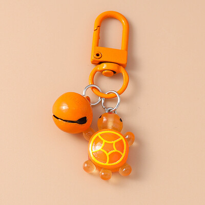 Breloc cu broasca testoasa animala din rasina colorata la moda pentru femei barbati chei masina geanta de mana pandantiv brelocuri bricolaj accesorii bijuterii